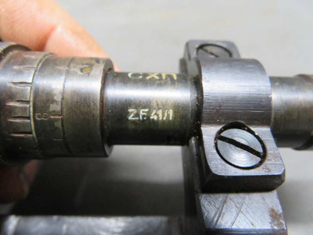 GERMAN WWII ZF 41 SNIPER SCOPE FOR 98K MAUSER RIFLE w/ ORIGINAL CASE-img-5