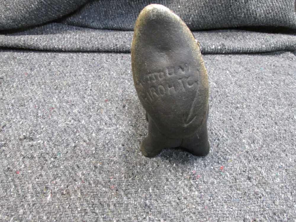 WWII CAST IRON SKUNK ADOLF H. WARTIME PROPAGANDA PIECE PRE-1945-img-5
