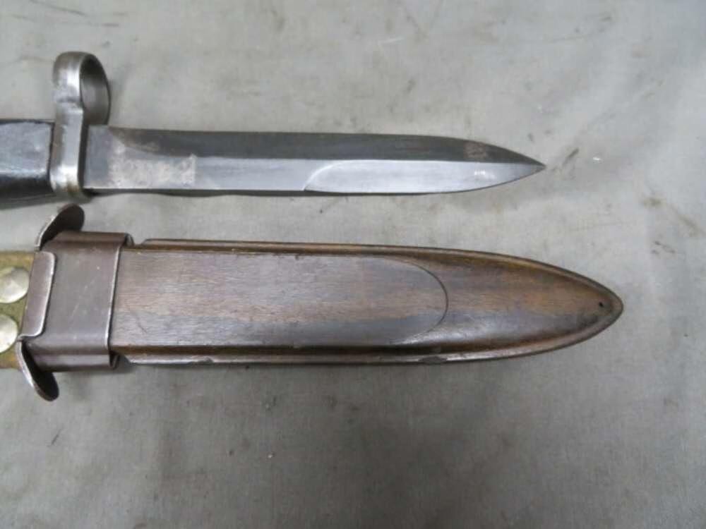 WEST GERMAN HECKLER & KOCH G3 HK 93 RIFLE FACTORY BAYONET WITH SCABBARD-img-4