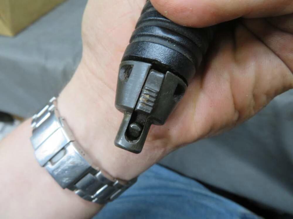 WEST GERMAN HECKLER & KOCH G3 HK 93 RIFLE FACTORY BAYONET WITH SCABBARD-img-10