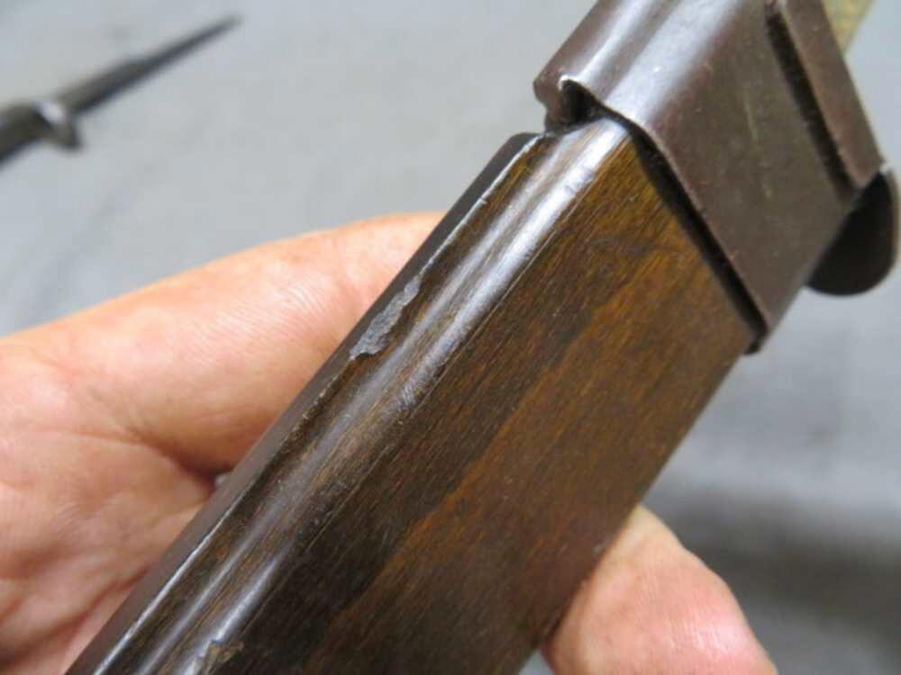 WEST GERMAN HECKLER & KOCH G3 HK 93 RIFLE FACTORY BAYONET WITH SCABBARD-img-13