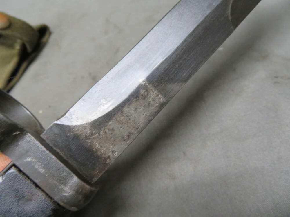 WEST GERMAN HECKLER & KOCH G3 HK 93 RIFLE FACTORY BAYONET WITH SCABBARD-img-8