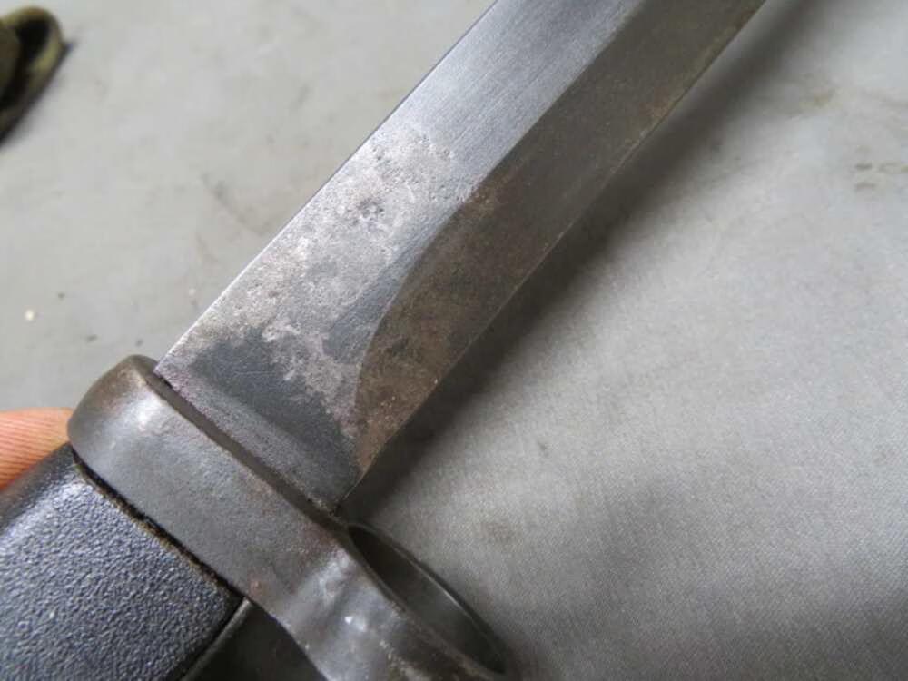 WEST GERMAN HECKLER & KOCH G3 HK 93 RIFLE FACTORY BAYONET WITH SCABBARD-img-9