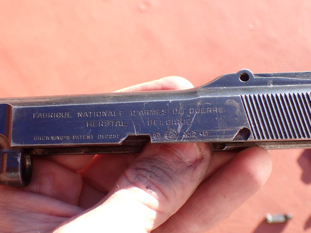BROWNING HI POWER PRE WAR 9MM PISTOL WITH TANGENT SIGHT FACTORY PARTS KIT -img-82