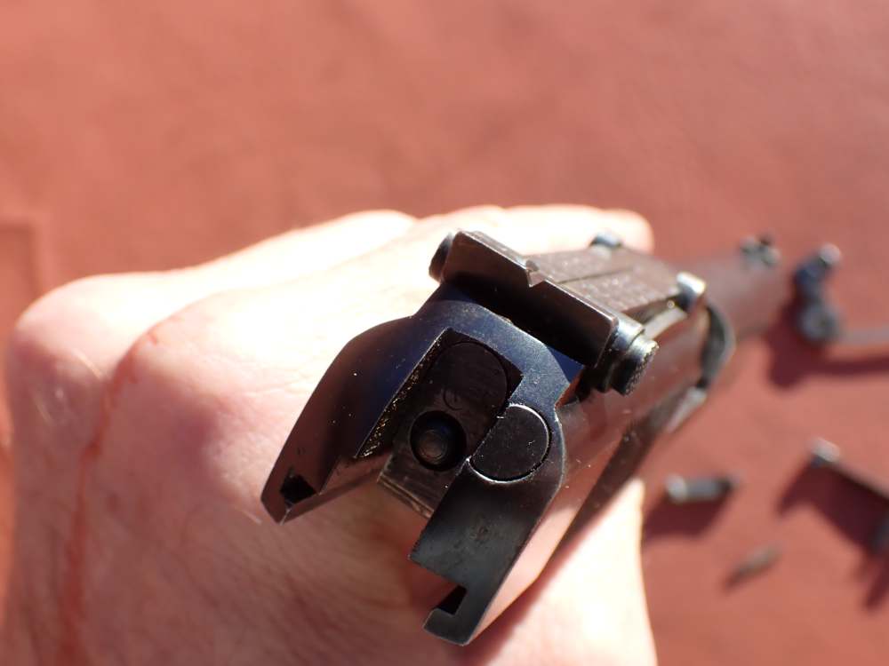BROWNING HI POWER PRE WAR 9MM PISTOL WITH TANGENT SIGHT FACTORY PARTS KIT -img-49