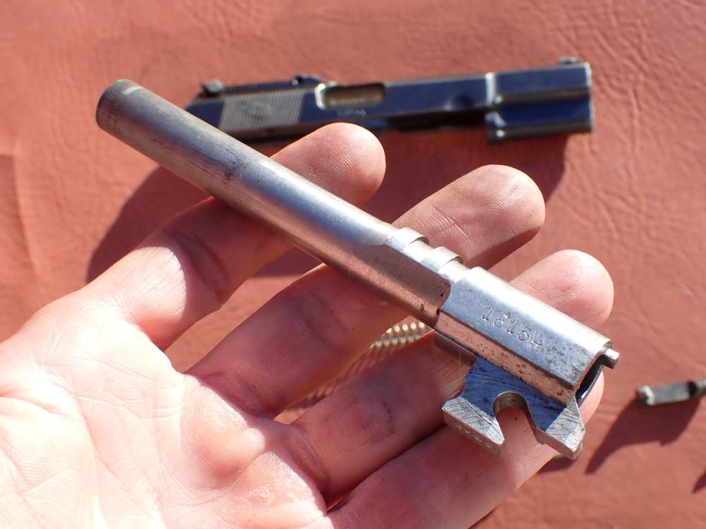 BROWNING HI POWER PRE WAR 9MM PISTOL WITH TANGENT SIGHT FACTORY PARTS KIT -img-108