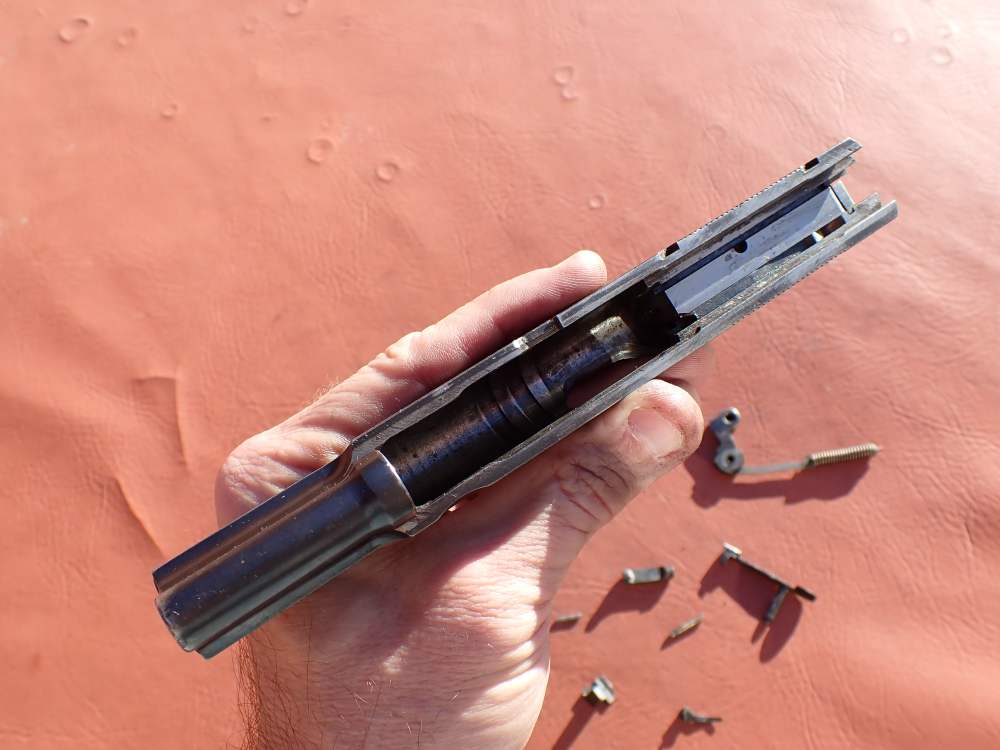 BROWNING HI POWER PRE WAR 9MM PISTOL WITH TANGENT SIGHT FACTORY PARTS KIT -img-13