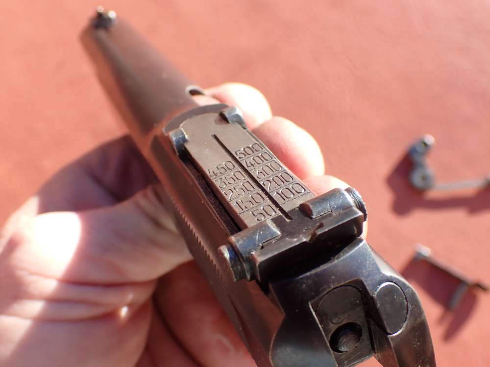 BROWNING HI POWER PRE WAR 9MM PISTOL WITH TANGENT SIGHT FACTORY PARTS KIT -img-39