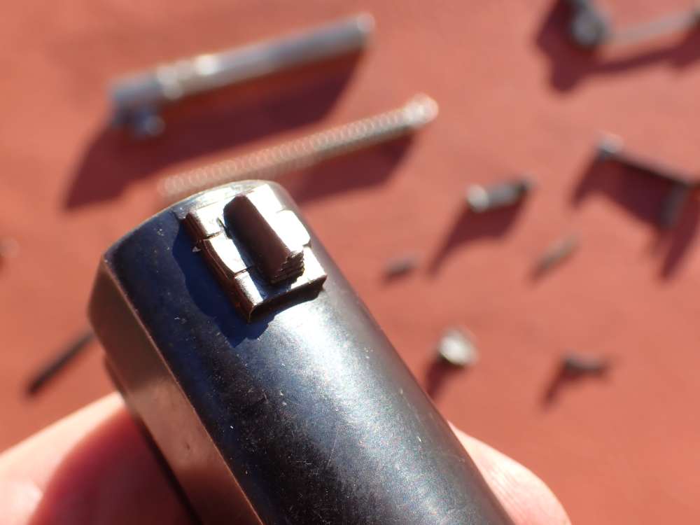 BROWNING HI POWER PRE WAR 9MM PISTOL WITH TANGENT SIGHT FACTORY PARTS KIT -img-60