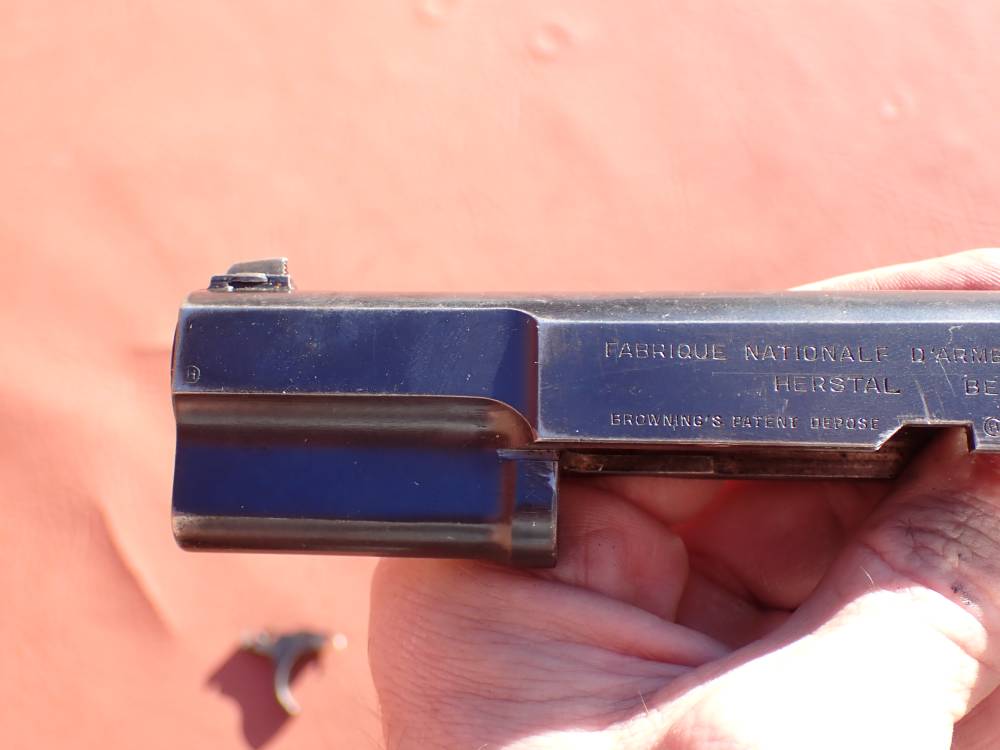 BROWNING HI POWER PRE WAR 9MM PISTOL WITH TANGENT SIGHT FACTORY PARTS KIT -img-84