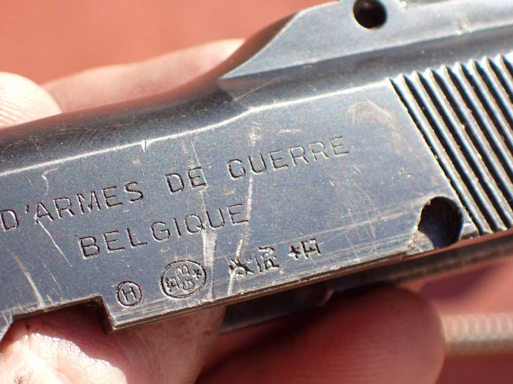BROWNING HI POWER PRE WAR 9MM PISTOL WITH TANGENT SIGHT FACTORY PARTS KIT -img-92