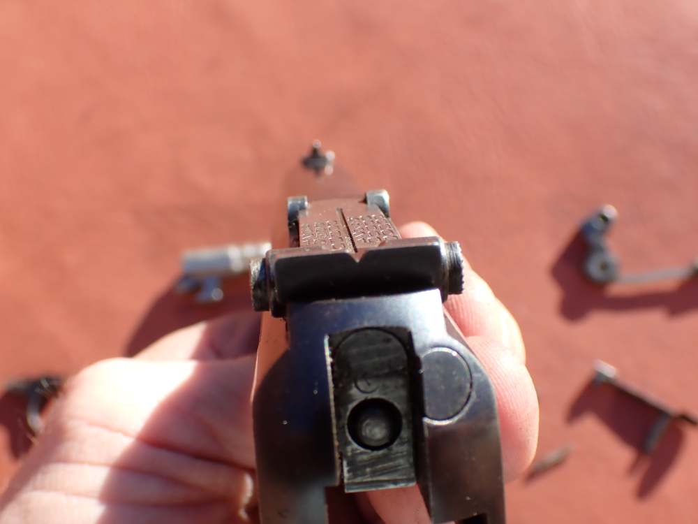 BROWNING HI POWER PRE WAR 9MM PISTOL WITH TANGENT SIGHT FACTORY PARTS KIT -img-40