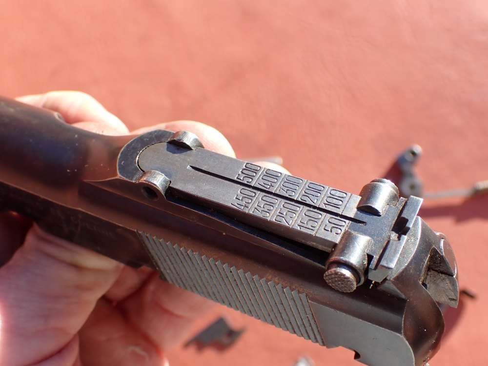 BROWNING HI POWER PRE WAR 9MM PISTOL WITH TANGENT SIGHT FACTORY PARTS KIT -img-34