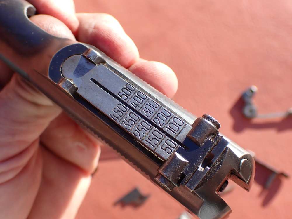 BROWNING HI POWER PRE WAR 9MM PISTOL WITH TANGENT SIGHT FACTORY PARTS KIT -img-36