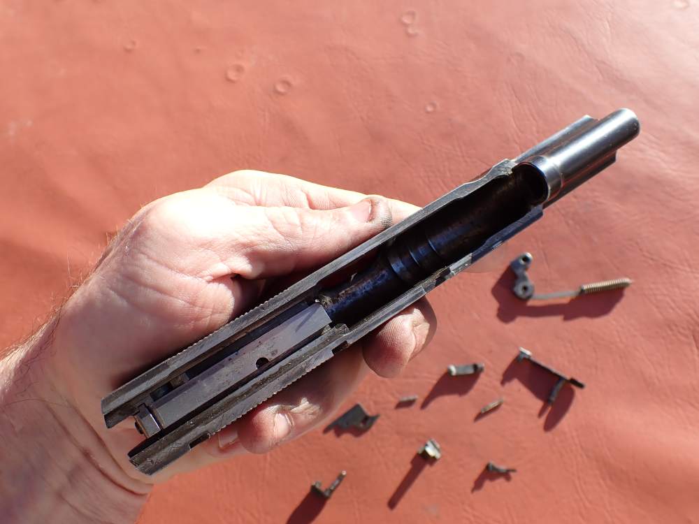 BROWNING HI POWER PRE WAR 9MM PISTOL WITH TANGENT SIGHT FACTORY PARTS KIT -img-14