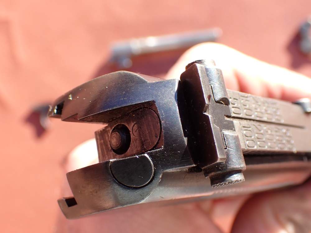 BROWNING HI POWER PRE WAR 9MM PISTOL WITH TANGENT SIGHT FACTORY PARTS KIT -img-56
