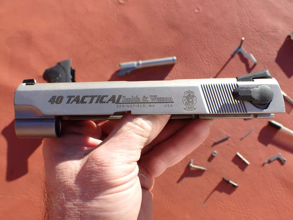 SMITH & WESSON MODEL 4006 TACTICAL .40S&W STAINLESS FACTORY PISTOL PARTS -img-35