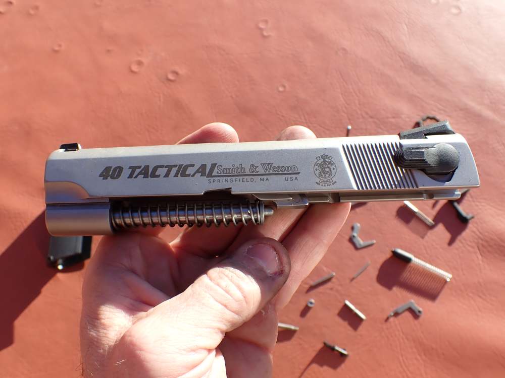 SMITH & WESSON MODEL 4006 TACTICAL .40S&W STAINLESS FACTORY PISTOL PARTS -img-78