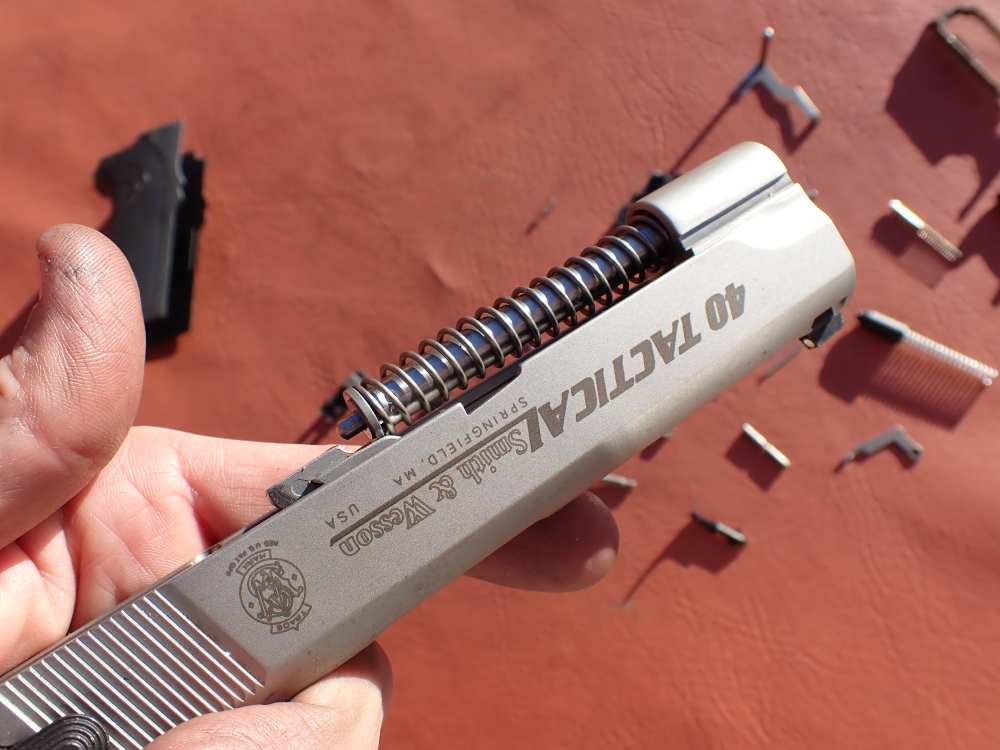 SMITH & WESSON MODEL 4006 TACTICAL .40S&W STAINLESS FACTORY PISTOL PARTS -img-85