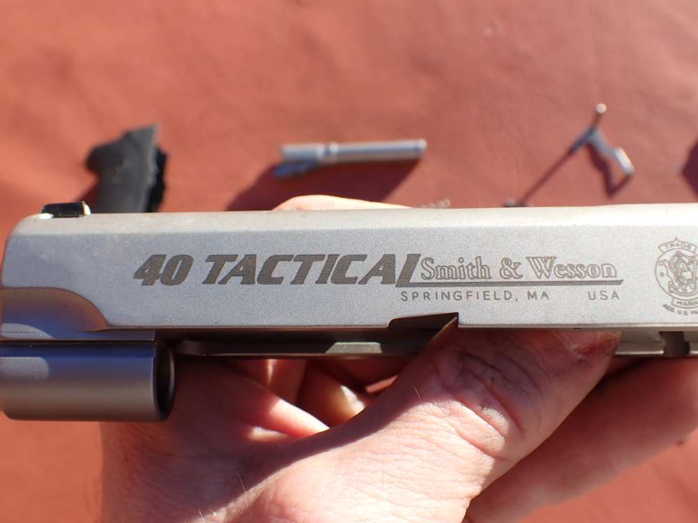 SMITH & WESSON MODEL 4006 TACTICAL .40S&W STAINLESS FACTORY PISTOL PARTS -img-47
