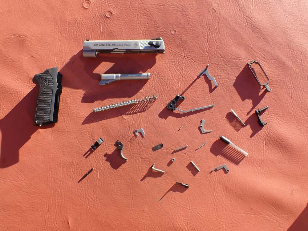 SMITH & WESSON MODEL 4006 TACTICAL .40S&W STAINLESS FACTORY PISTOL PARTS -img-0
