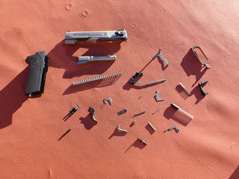 SMITH & WESSON MODEL 4006 TACTICAL .40S&W STAINLESS FACTORY PISTOL PARTS -img-1