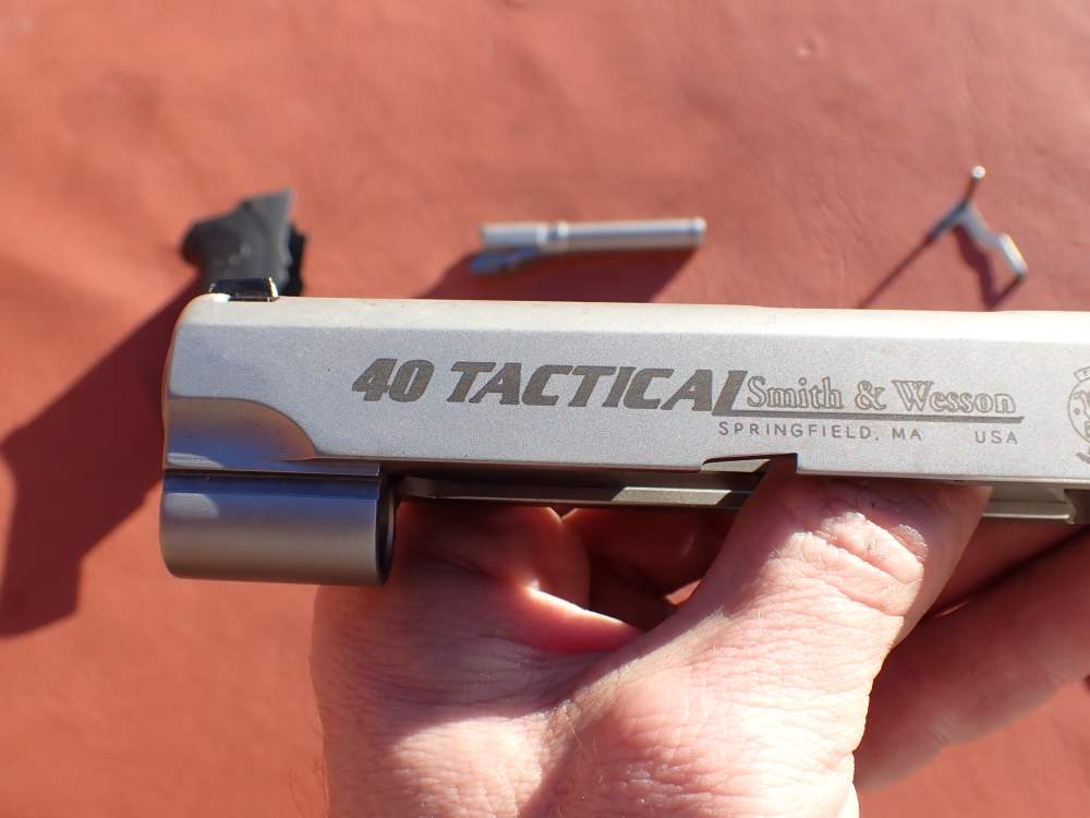 SMITH & WESSON MODEL 4006 TACTICAL .40S&W STAINLESS FACTORY PISTOL PARTS -img-45