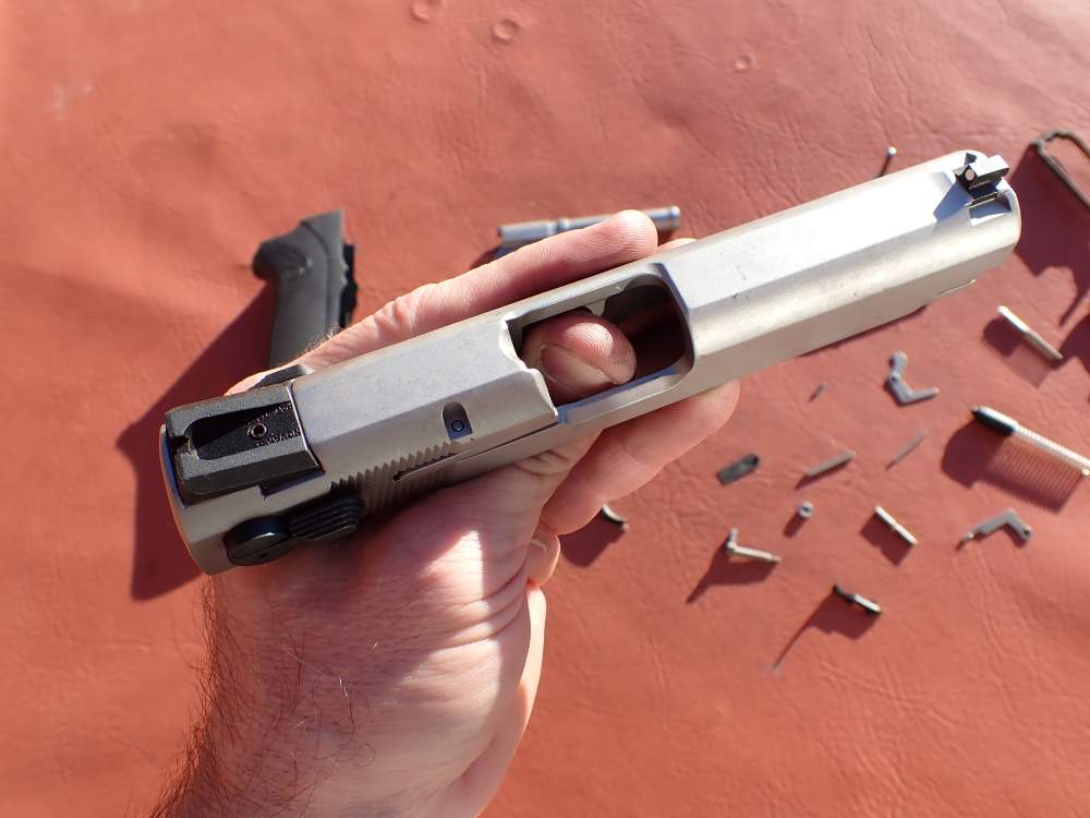 SMITH & WESSON MODEL 4006 TACTICAL .40S&W STAINLESS FACTORY PISTOL PARTS -img-4