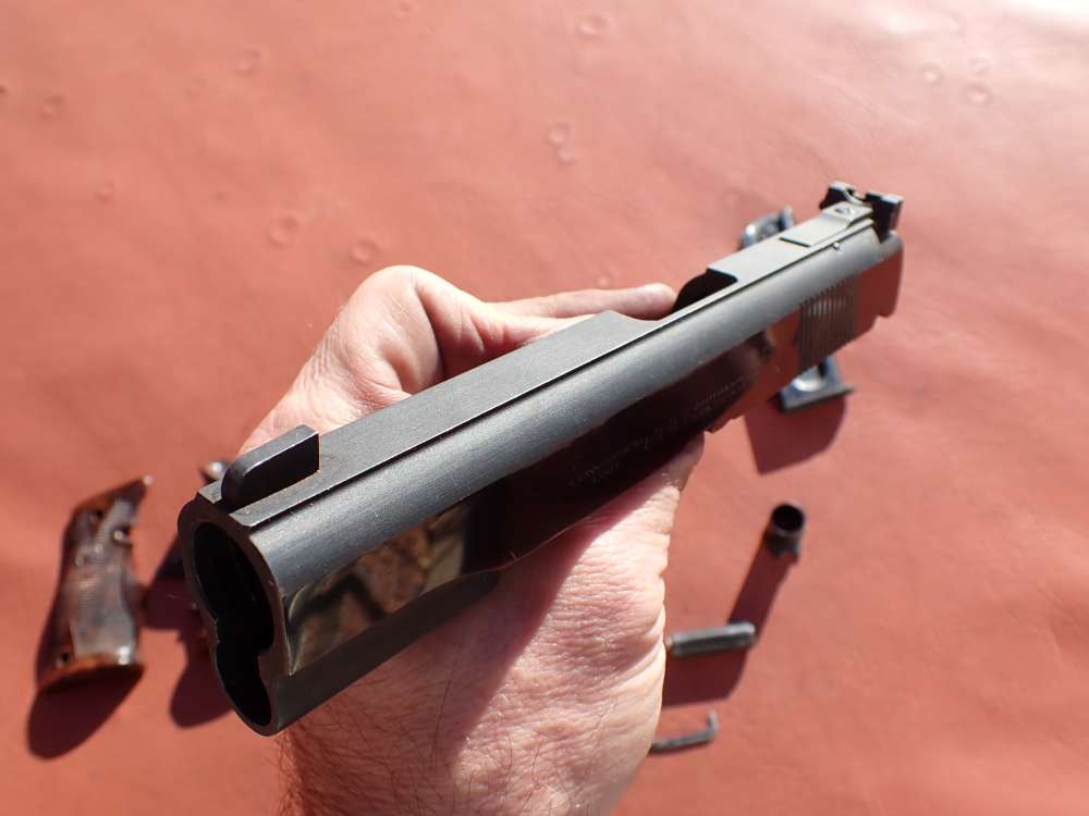 COLT 1911 CONVERSION UNIT KIT FACTORY .22LR BLUED PISTOL PARTS w/ MAGAZINE-img-10