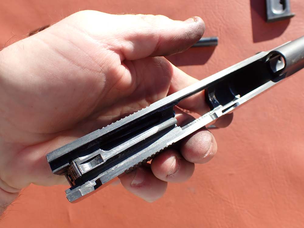 COLT 1911 CONVERSION UNIT KIT FACTORY .22LR BLUED PISTOL PARTS w/ MAGAZINE-img-57