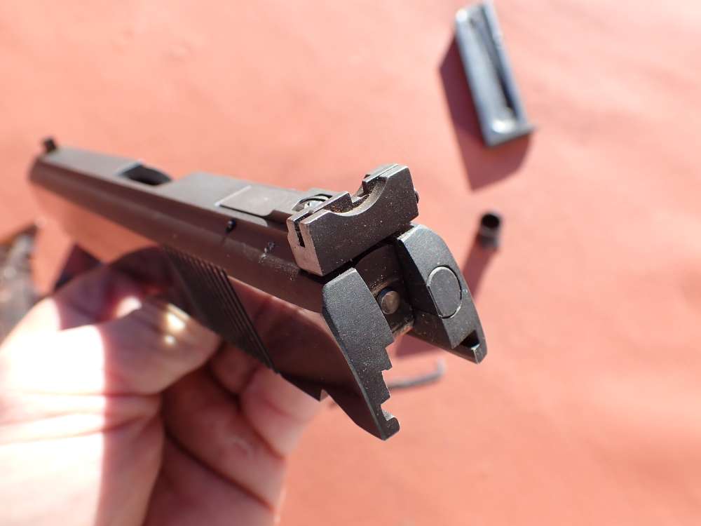 COLT 1911 CONVERSION UNIT KIT FACTORY .22LR BLUED PISTOL PARTS w/ MAGAZINE-img-20