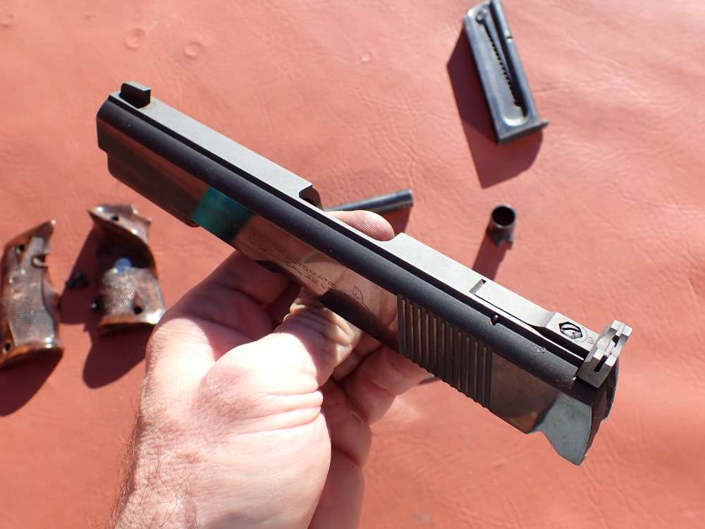 COLT 1911 CONVERSION UNIT KIT FACTORY .22LR BLUED PISTOL PARTS w/ MAGAZINE-img-4