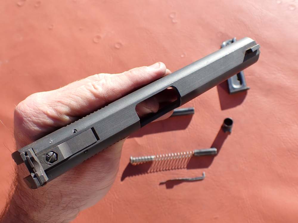 COLT 1911 CONVERSION UNIT KIT FACTORY .22LR BLUED PISTOL PARTS w/ MAGAZINE-img-46