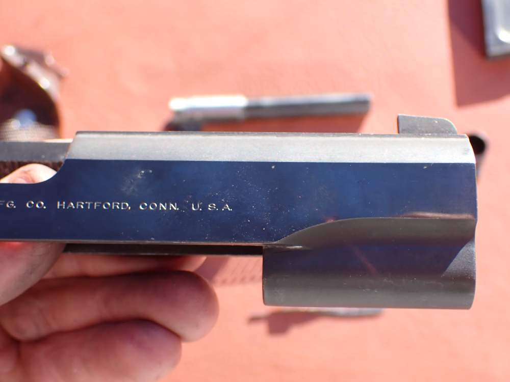 COLT 1911 CONVERSION UNIT KIT FACTORY .22LR BLUED PISTOL PARTS w/ MAGAZINE-img-81