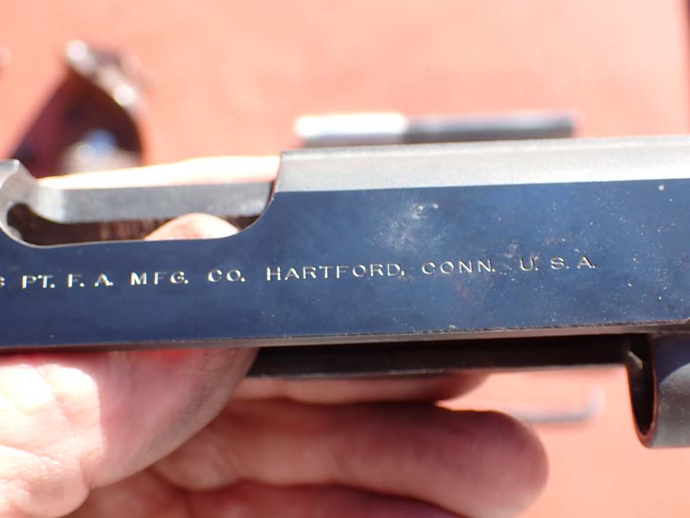 COLT 1911 CONVERSION UNIT KIT FACTORY .22LR BLUED PISTOL PARTS w/ MAGAZINE-img-85