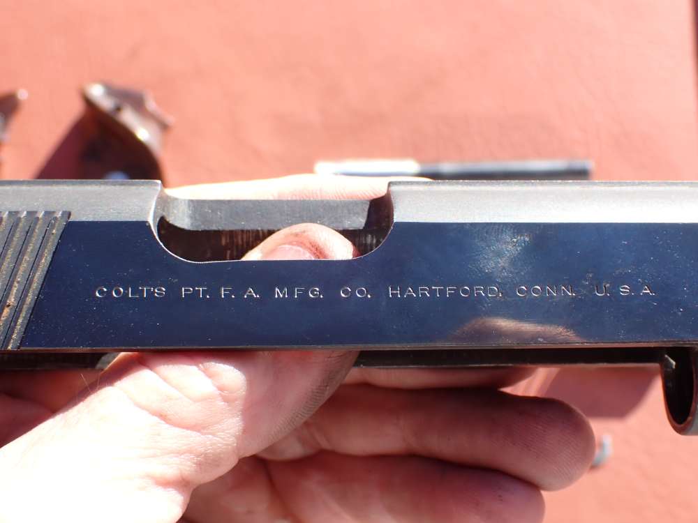 COLT 1911 CONVERSION UNIT KIT FACTORY .22LR BLUED PISTOL PARTS w/ MAGAZINE-img-88