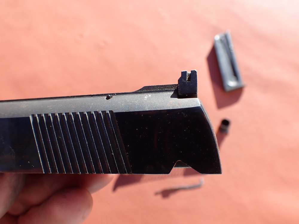 COLT 1911 CONVERSION UNIT KIT FACTORY .22LR BLUED PISTOL PARTS w/ MAGAZINE-img-27