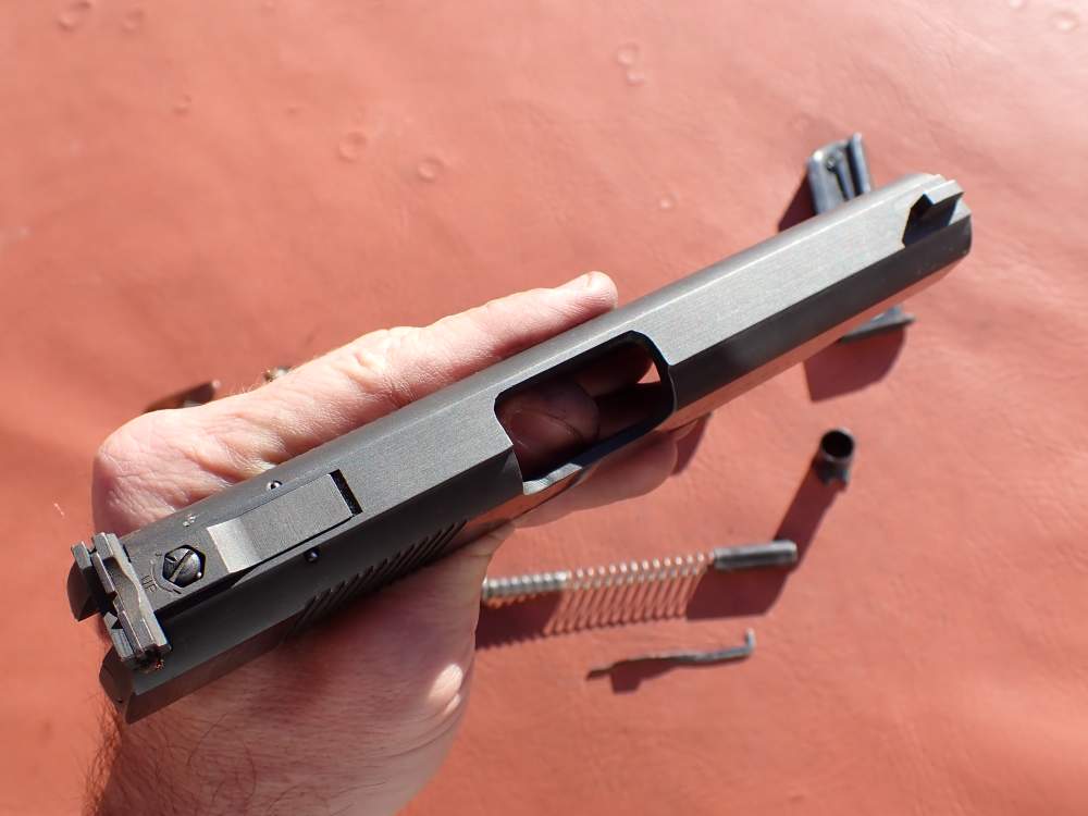 COLT 1911 CONVERSION UNIT KIT FACTORY .22LR BLUED PISTOL PARTS w/ MAGAZINE-img-45