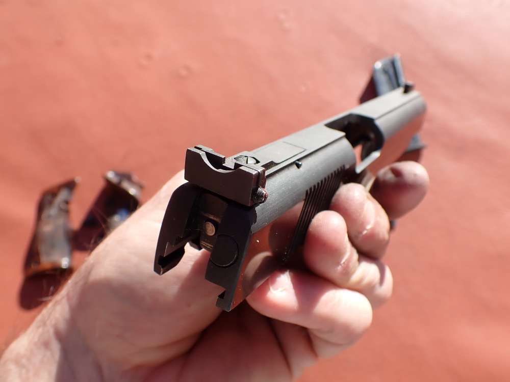 COLT 1911 CONVERSION UNIT KIT FACTORY .22LR BLUED PISTOL PARTS w/ MAGAZINE-img-23