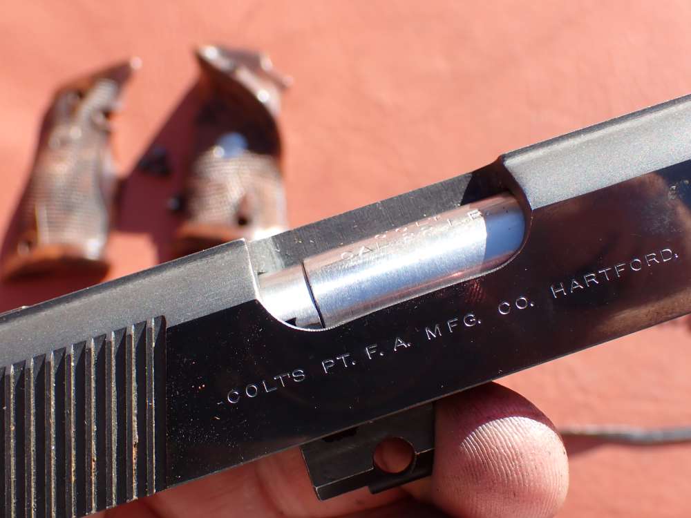 COLT 1911 CONVERSION UNIT KIT FACTORY .22LR BLUED PISTOL PARTS w/ MAGAZINE-img-142