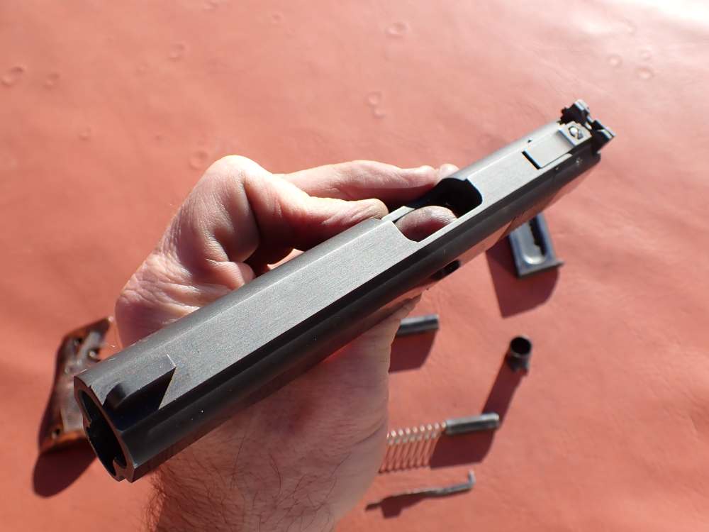 COLT 1911 CONVERSION UNIT KIT FACTORY .22LR BLUED PISTOL PARTS w/ MAGAZINE-img-11