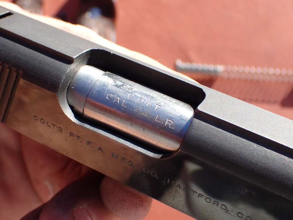 COLT 1911 CONVERSION UNIT KIT FACTORY .22LR BLUED PISTOL PARTS w/ MAGAZINE-img-146