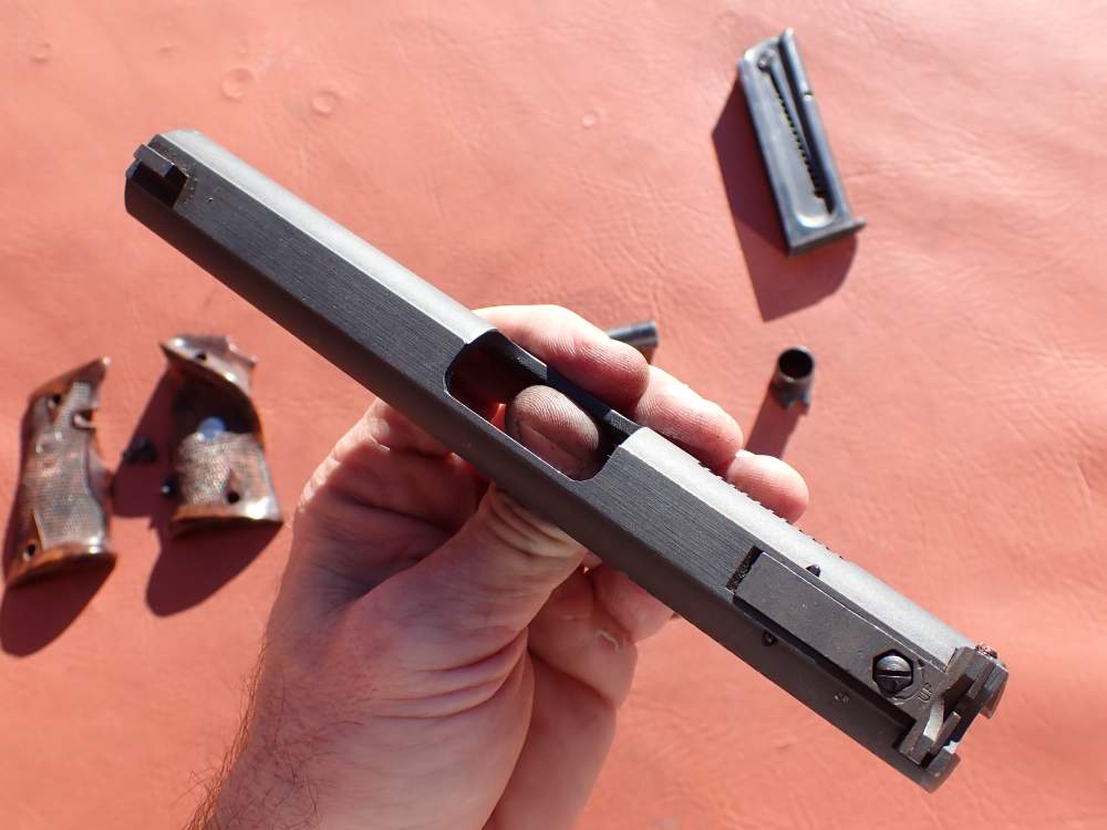 COLT 1911 CONVERSION UNIT KIT FACTORY .22LR BLUED PISTOL PARTS w/ MAGAZINE-img-6