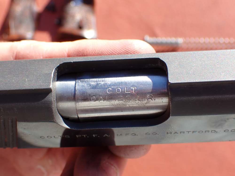 COLT 1911 CONVERSION UNIT KIT FACTORY .22LR BLUED PISTOL PARTS w/ MAGAZINE-img-145