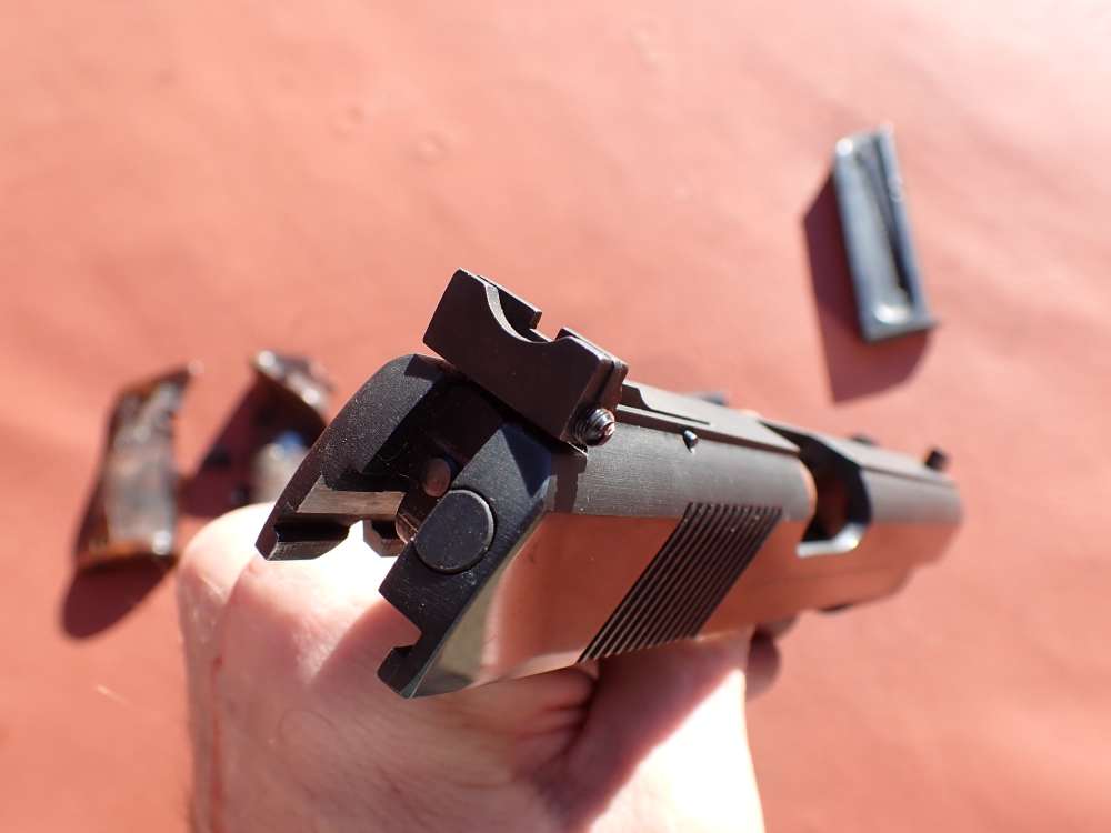 COLT 1911 CONVERSION UNIT KIT FACTORY .22LR BLUED PISTOL PARTS w/ MAGAZINE-img-35