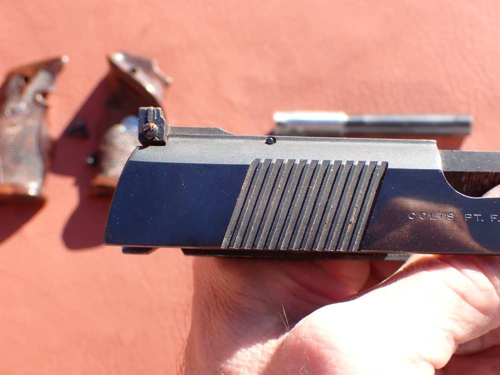 COLT 1911 CONVERSION UNIT KIT FACTORY .22LR BLUED PISTOL PARTS w/ MAGAZINE-img-79