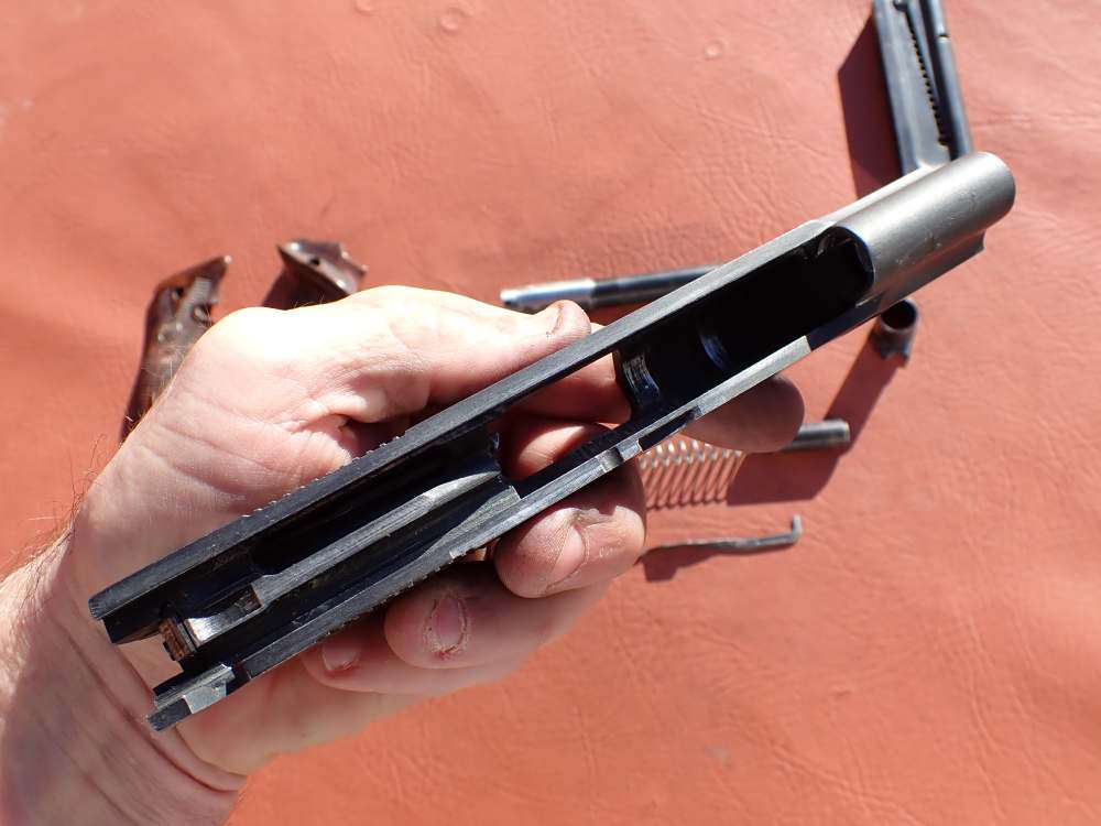 COLT 1911 CONVERSION UNIT KIT FACTORY .22LR BLUED PISTOL PARTS w/ MAGAZINE-img-53