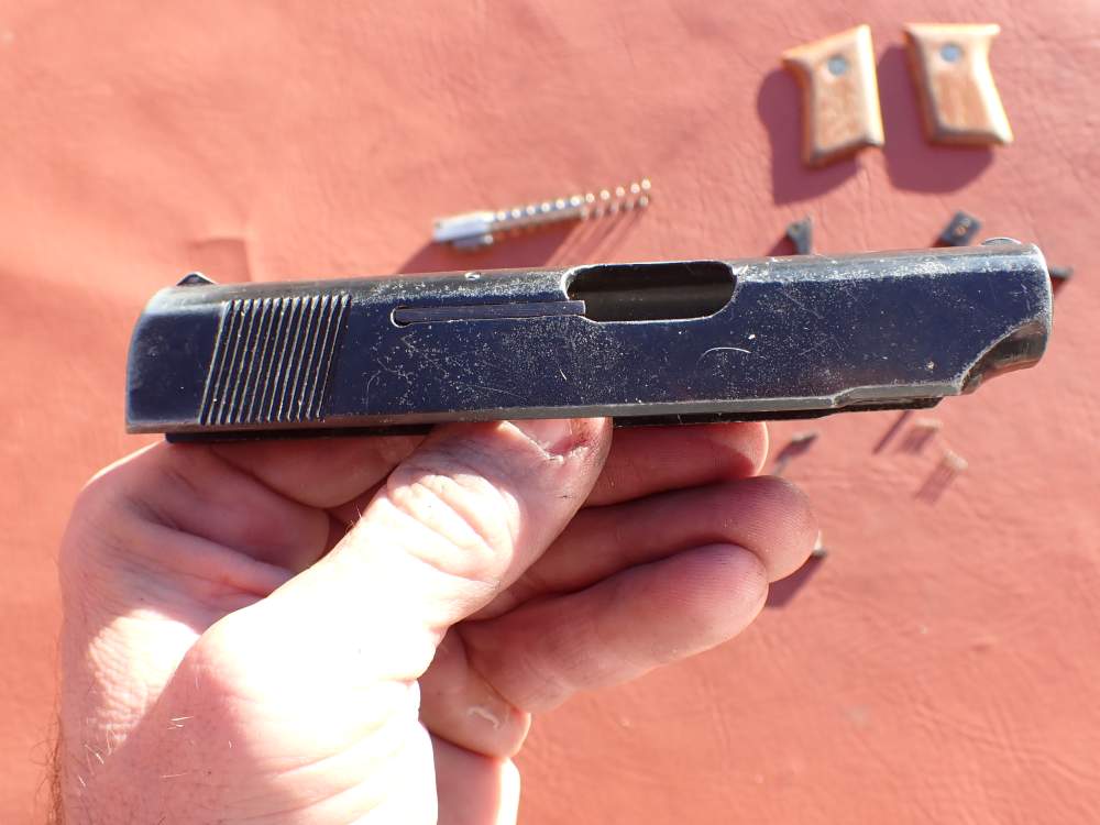 ERMA EP-25 FACTORY .25ACP PISTOL PARTS KIT SET WITH ORIGINAL GRIPS-img-6
