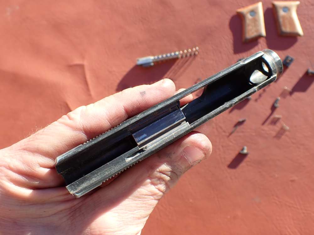 ERMA EP-25 FACTORY .25ACP PISTOL PARTS KIT SET WITH ORIGINAL GRIPS-img-11