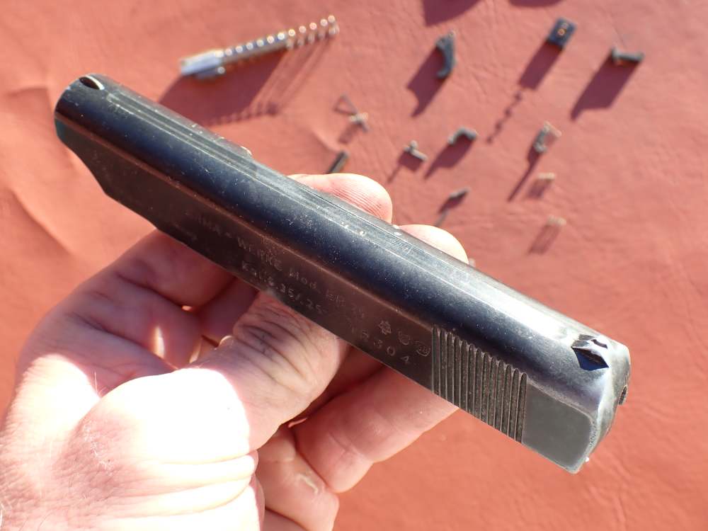 ERMA EP-25 FACTORY .25ACP PISTOL PARTS KIT SET WITH ORIGINAL GRIPS-img-18